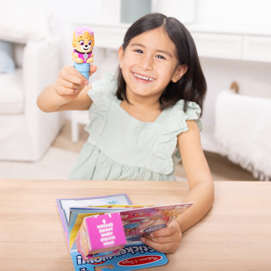 Sticker WOW!™ PAW Patrol Skye Bundle: Activity Pad & Sticker Stamper + Mini Activity Pad and 200 Refill Stickers