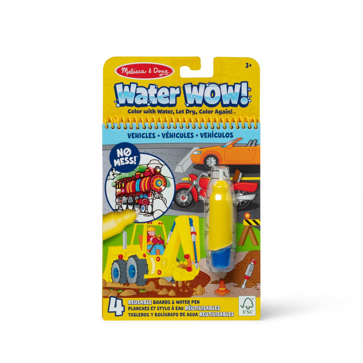 On the Go™ Water WOW!® Water Reveal Pad – Vehicles