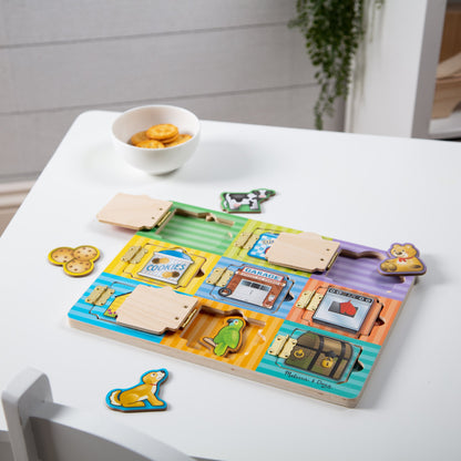 Wooden Magnetic Hide & Seek Board