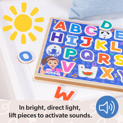 Ms. Rachel™  Wooden Phonics Alphabet Sound Puzzle - 26 Pieces