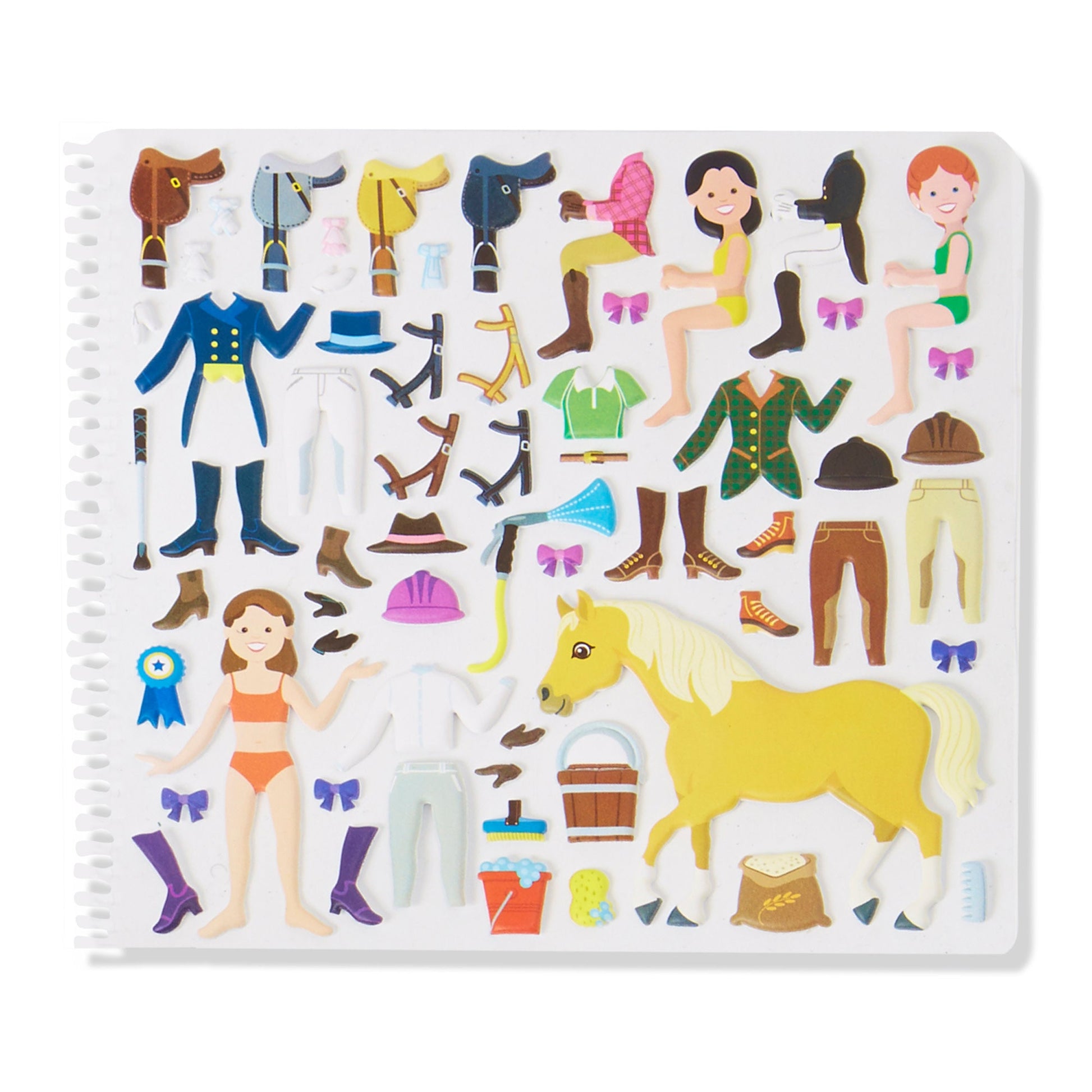 Puffy Sticker Activity Book - Riding Club