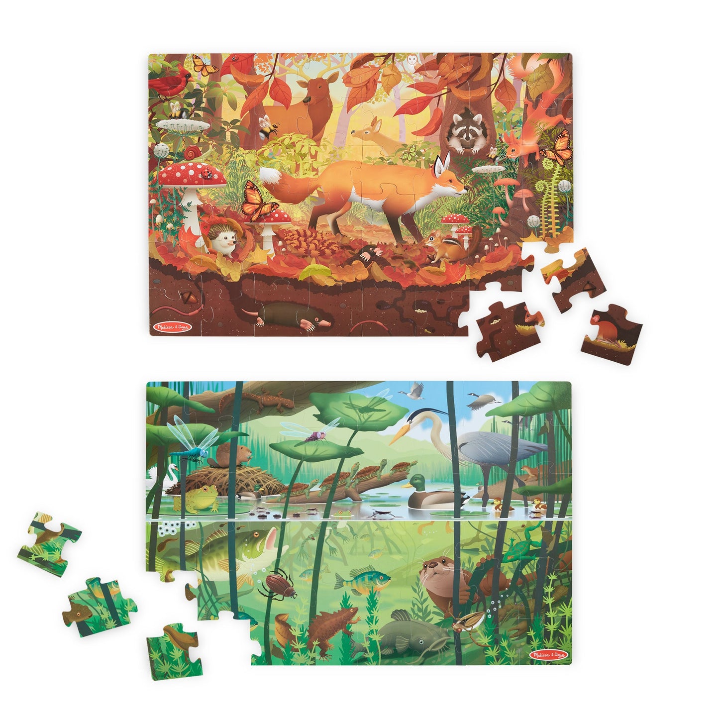 Let's Explore Double-Sided Seek & Find Puzzle