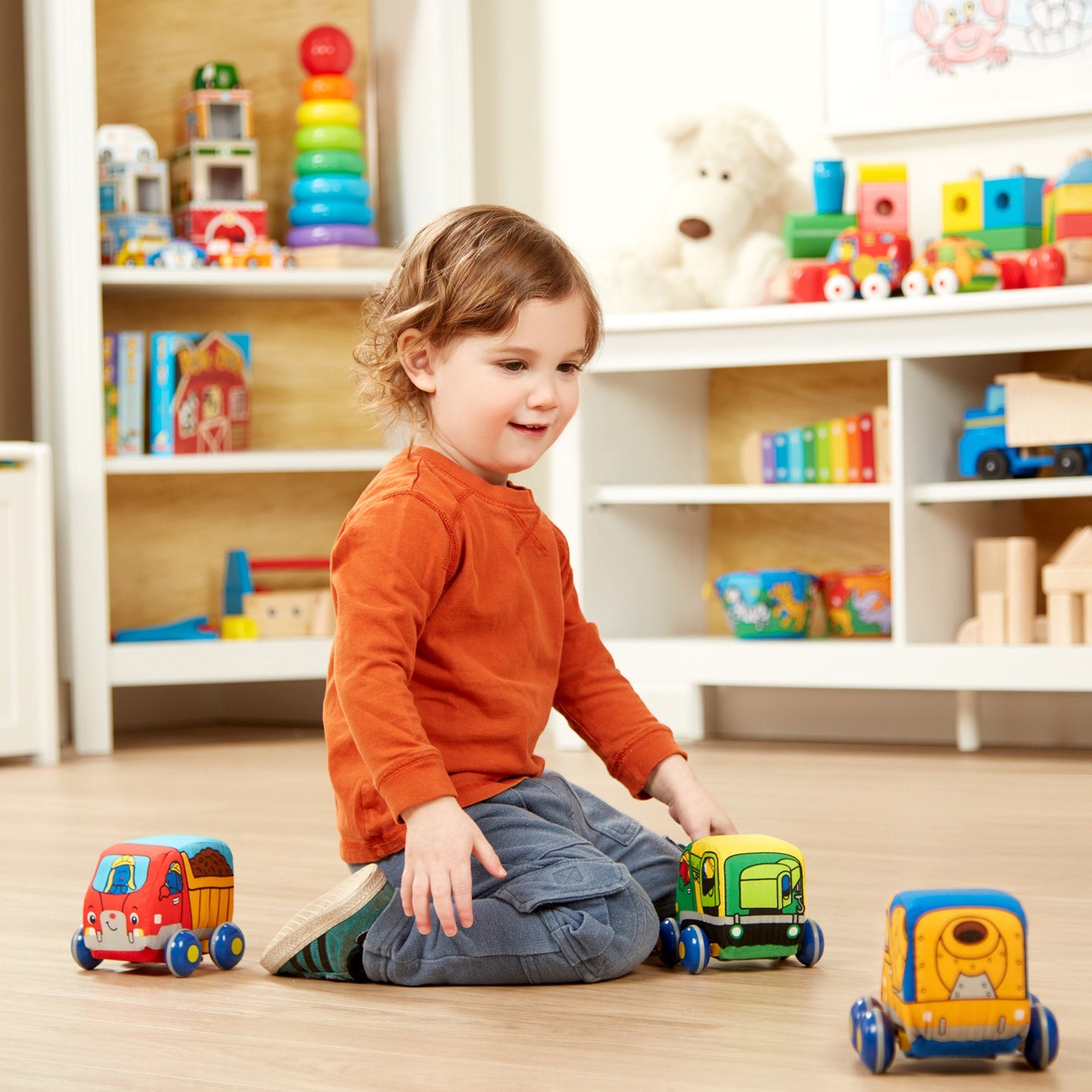 K's Kids Pull-Back Construction Vehicles