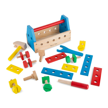 Wooden Take-Along Tool Kit