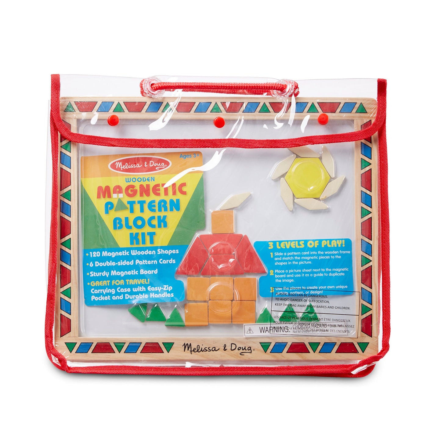 Wooden Magnetic Pattern Block Kit
