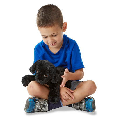 Benson Black Lab Puppy Dog Stuffed Animal