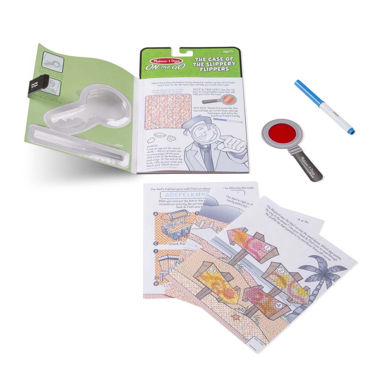 Secret Decoder Set - Case of the Slippery Flippers