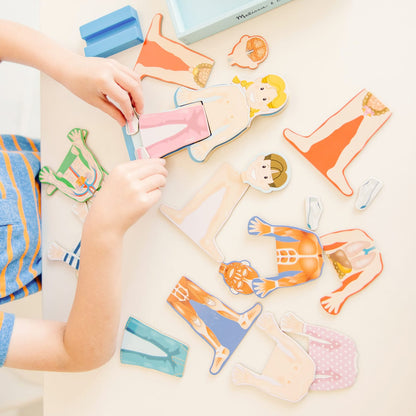 Magnetic Human Body Play Set
