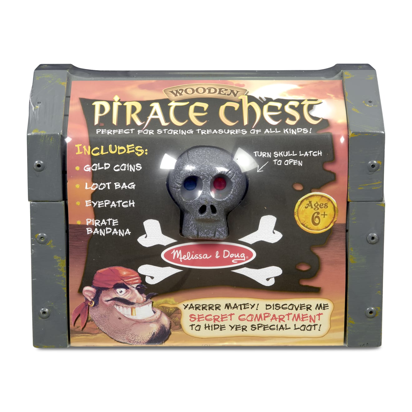 Wooden Pirate Chest