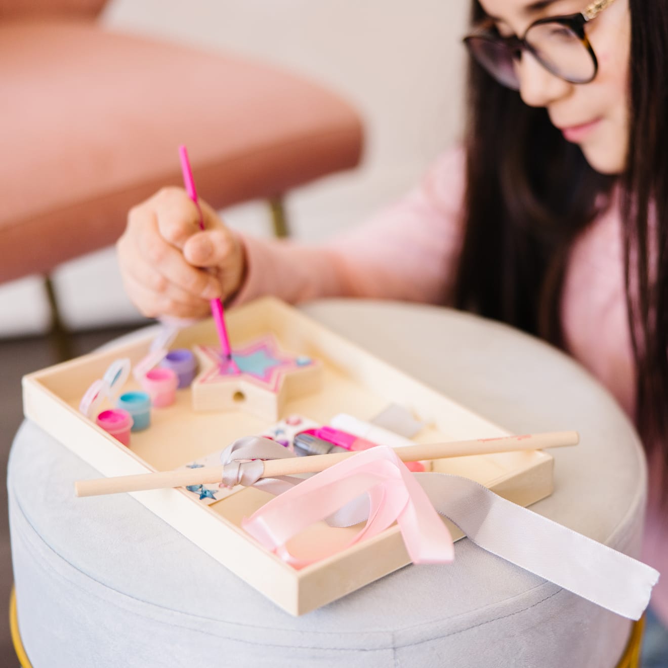 Decorate-Your-Own Wooden Princess Wand