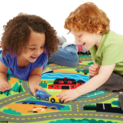 Round the Town Road Rug & Car Set