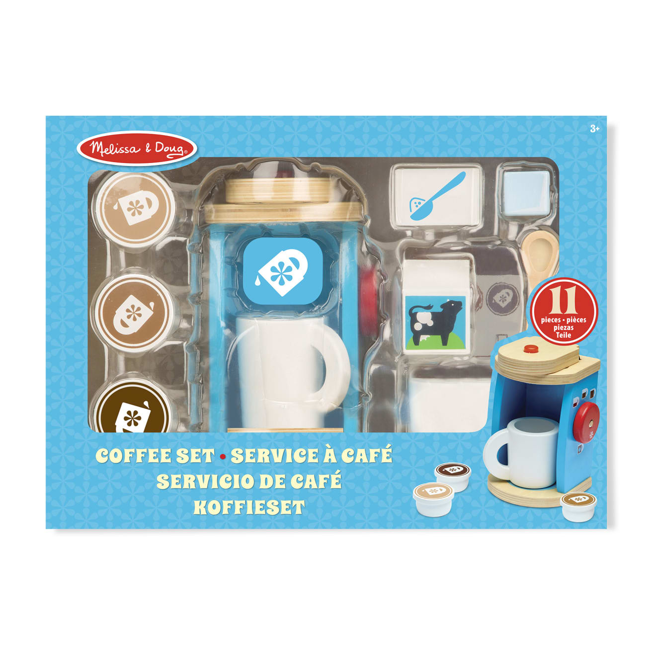 Wooden Brew & Serve Coffee Set