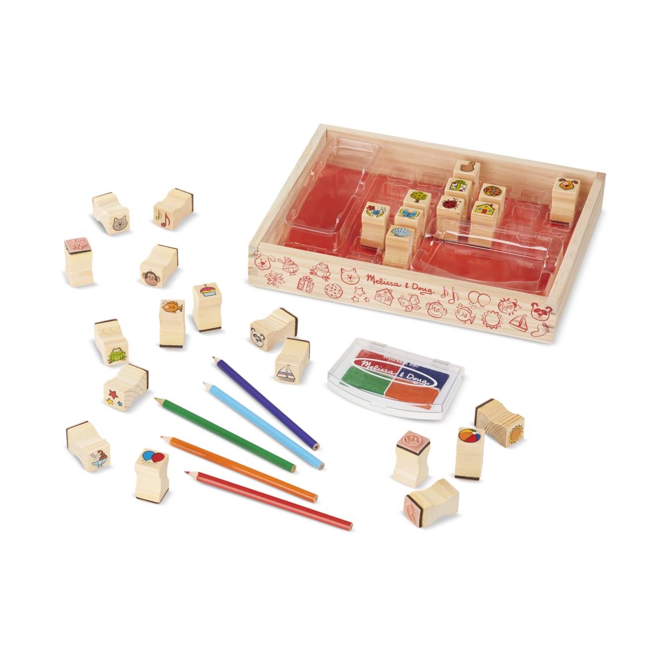 Wooden Favorite Things Stamp Set