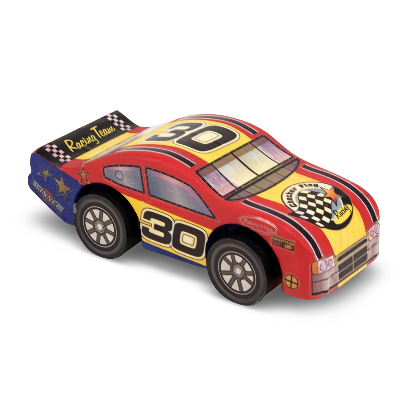 Decorate-Your-Own Wooden Race Car