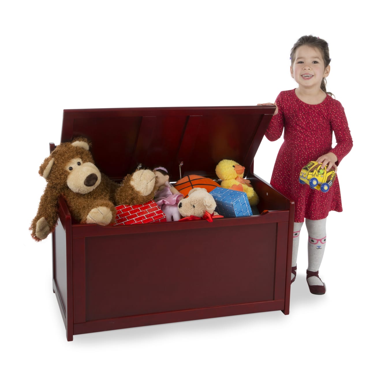 Wooden Toy Chest (Espresso)