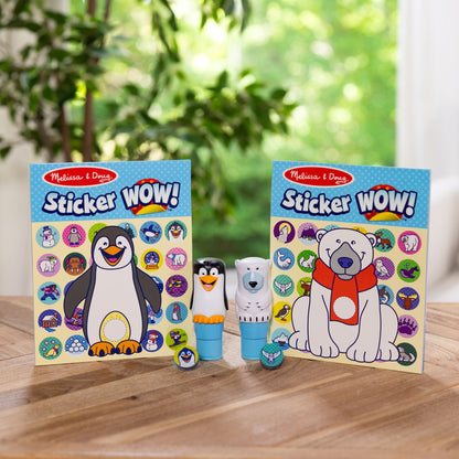 Sticker WOW!® Activity Pads & Sticker Stampers VALUE PACK - Winter