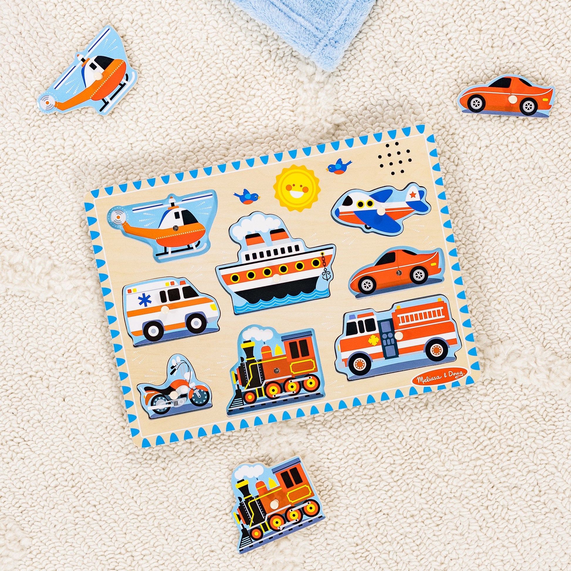 Vehicles Sound Puzzle - 8 Pieces