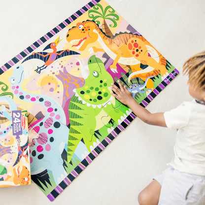 Dinosaur Dawn Floor Puzzle - 24 Pieces